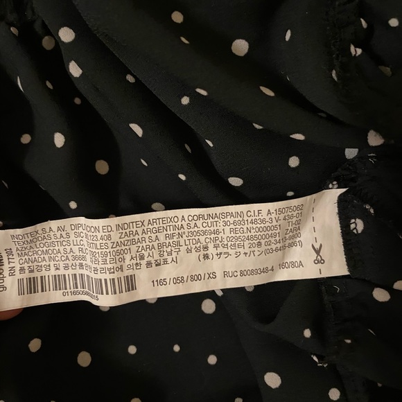 ZARA polkadot dress comes with belt - Picture 4 of 6